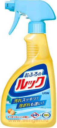 Чистящее средство для ванной комнаты LION Look Spray For Bathroom, с ароматом апельсина, 400мл.