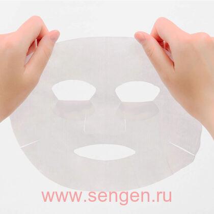 Тканевая маска для лица KOSE Clear Turn The Wrinkle Care Mask, против морщин, с ниацинамидом и 8 видами увлажняющих ингредиентов, 40шт в мягкой zip-упаковке.