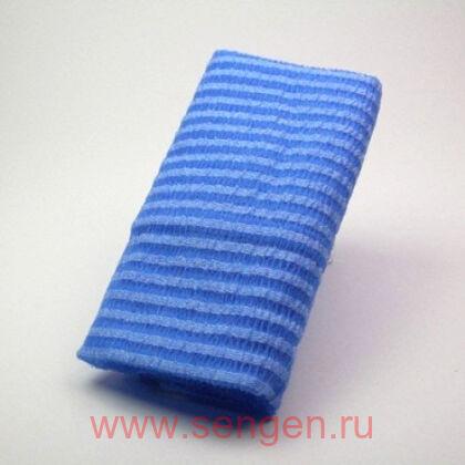 Массажная мочалка AISEN Long Foam Nylon объемная, удлиненная, сверхжесткая, 30Х120см.