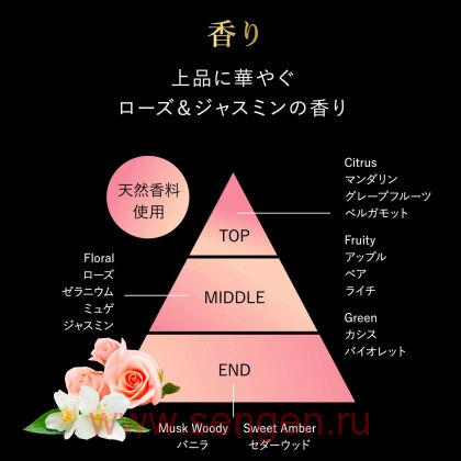 Восстанавливающий кондиционер для поврежденных волос KOSE Je l’aime Amino Supreme Velvet Mellow, с нежным ароматом розы и жасмина, 500мл.
