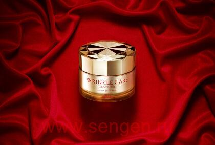 Увлажняющий гелеобразный крем для лица KOSE Grace One Wrinkle Care Moist Gel Cream, против морщин, 100г.