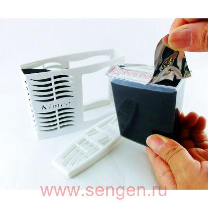 Желеобразный дезодорант KOBAYASHI Kimco Giant Refrigerator Deodorizer, с древесным углем для основной камеры больших холодильников, 162г.