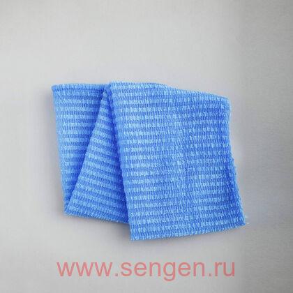 Массажная мочалка AISEN Long Foam Nylon объемная, удлиненная, сверхжесткая, 30Х120см.
