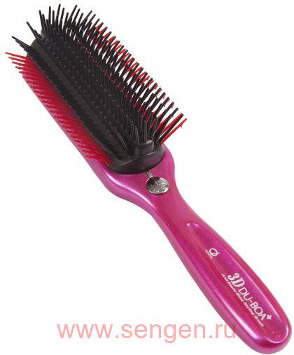 Антистатическая расческа IKEMOTO Du-Boa 3D Blow Styling Brush, для укладки волос.