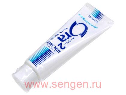 Зубная паста SUNSTAR Ora2 Stripe Paste, для удаления налета и профилактики кариеса, со вкусом мяты, 140г.