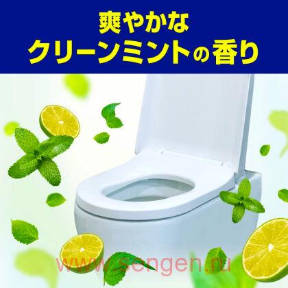 Чистящее и дезодорирующее средство для туалета KAO Toilet Magiclean Deodorant & Clean Spray, для быстрой и легкой уборки, с ароматом мяты и цитрусов, 380мл.