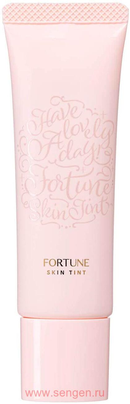 Устойчивая увлажняющая основа под макияж KOSE Fortune Serum Tint Tone Up Primer 01, тон: натурально-бежевый, 30г.