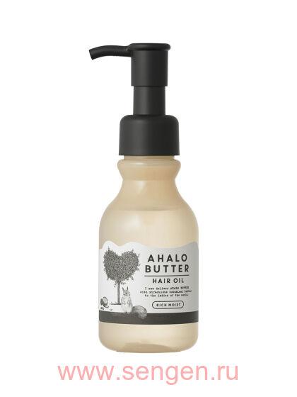 Масло AHALO BUTTER Hair Oil Rich Moist для увлажнения, защиты и блеска волос, 95мл.