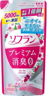Кондиционер для белья LION "Soflan Aroma Floral", с цветочным ароматом, 450мл.
