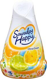 Освежитель воздуха для комнаты KOBAYASHI Sawaday Happy Citrus Dream, с сочным ароматом апельсина и сахарной пудры, 150г.