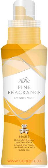 Жидкое средство для стирки NS FAFA JAPAN Fine Fragrance Wash Beaute, концентрированное, с ароматом свежей зелени, персика, магнолии, сандалового дерева и кедра, 400мл.
