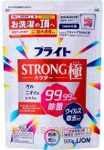 Порошковый кислородный отбеливатель для стойких загрязнений LION Bright Strong Kiwami Powder, с антибактериальным и дезодорирующим эффектом, сменная упаковка, 500г.