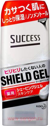 Гель для бритья KAO Success Shaving Gel Skin Care Type, для сухой и чувствительной кожи, увлажняющий, 180г.