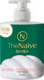 Жидкое мыло для тела KRACIE The Naive Body Soap, на основе аминокислот и ингредиентов растительного происхождения, с ароматом свежести, помпа 500мл.
