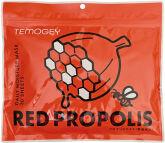 Тканевая маска для лица SPC TEMOGEY Red Propolis "Красный Прополис", для повышения упругости и сияния кожи, 30шт. в мягкой zip-упаковке.