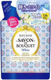 Освежающее жидкое мыло на растительной основе KOSE Savon De Bouquet, с фруктово-цветочным ароматом, мягкая упаковка, 400мл.