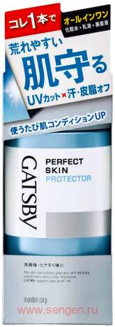 Универсальный лосьон для лица MANDOM Gatsby Perfect Skin Protector, защищающий и повышающий барьерные функции кожи, с цветочным ароматом, 150мл.