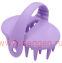 Силиконовая щетка-массажер для мытья головы VeSS Bihatsu Shampoo Brush, сиреневая, 1шт.