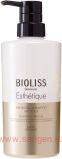 Шампунь для волос KOSE Bioliss Botanical Esthetique Refining Shampoo Smooth, для придания гладкости и блеска волосам, с ароматом жасмина и фрезии, 500мл.
