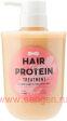 Восстанавливающий и увлажняющий бальзам-ополаскиватель для волос COSMETEX ROLAND Hair The Protein, с 6 видами протеинов, кератином и аминокислотами, с фруктово-цветочным ароматом, 460мл.
